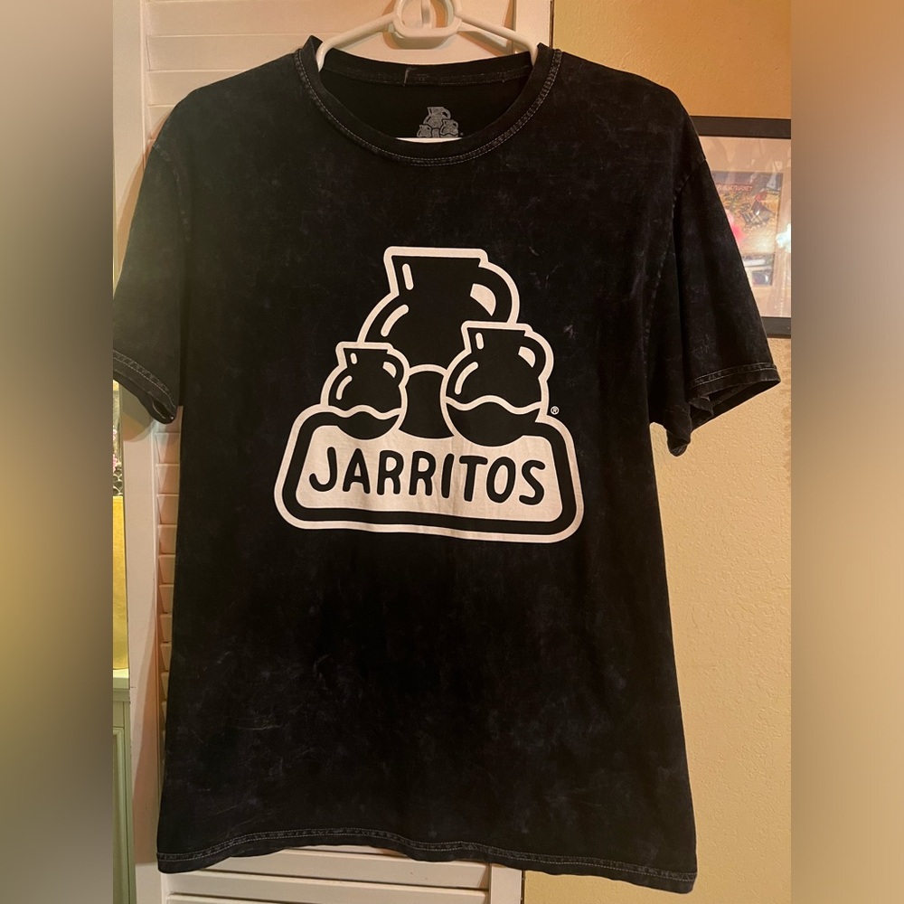 Black acid wash T shirt